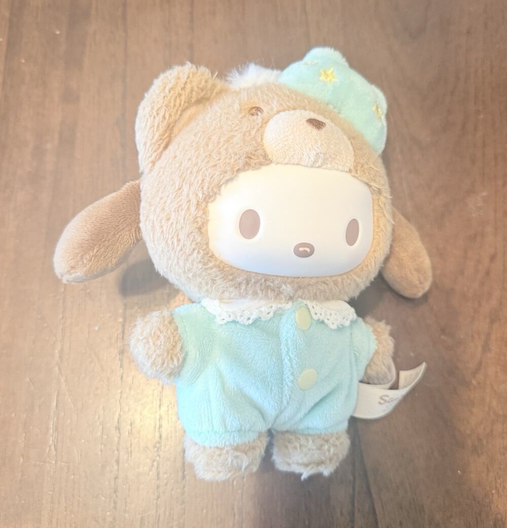 TOPTOY Sanrio Latte Baby Series Pochacco Vinyl Plush Blind Box Pendant Keychain